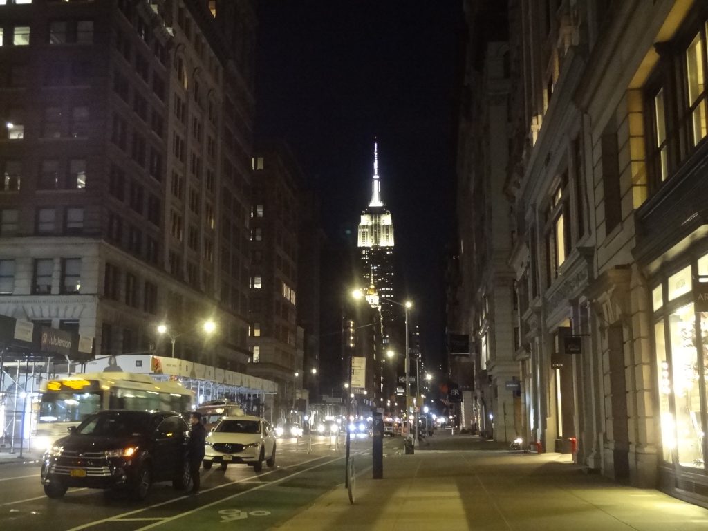 A view of the Empire State Building, from 5th Avenue; © Manic Metallic 2020