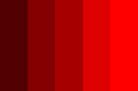 Different shades of red; c/o Color-Hex