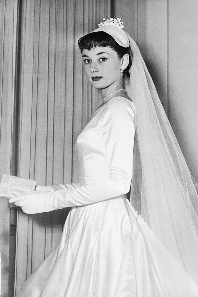 Audrey Hepburn's Wedding Dress; photo c/o Tatler 