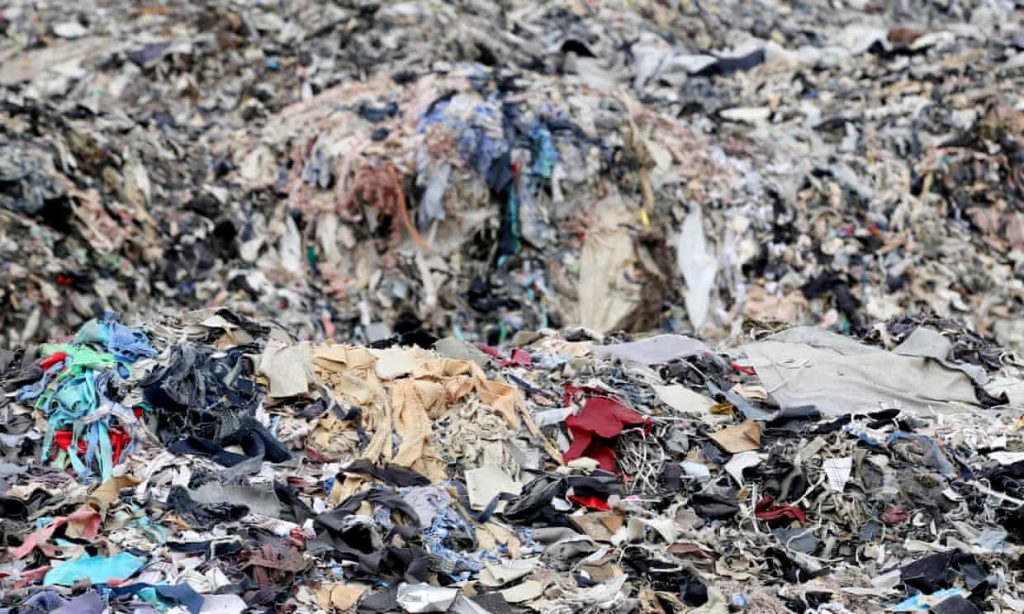 Fashion in a landfill; photo c/o The Guardian