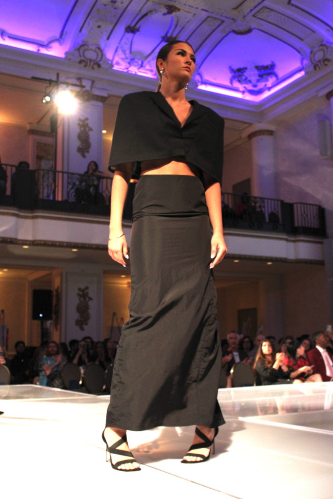A look from designer Genevieve van Lent's Drexel collection titled "No 4"; © 2023 Manic Metallic