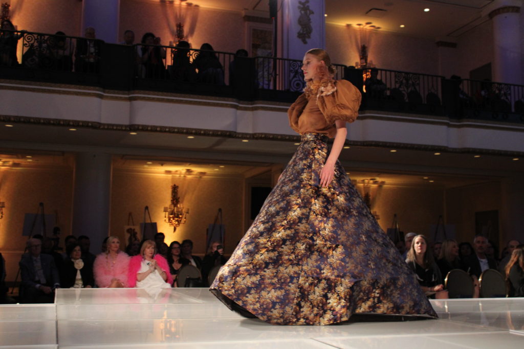 A look from designer Nina Sajankila's Drexel collection titled "Overgrown";
© 2023 Manic Metallic