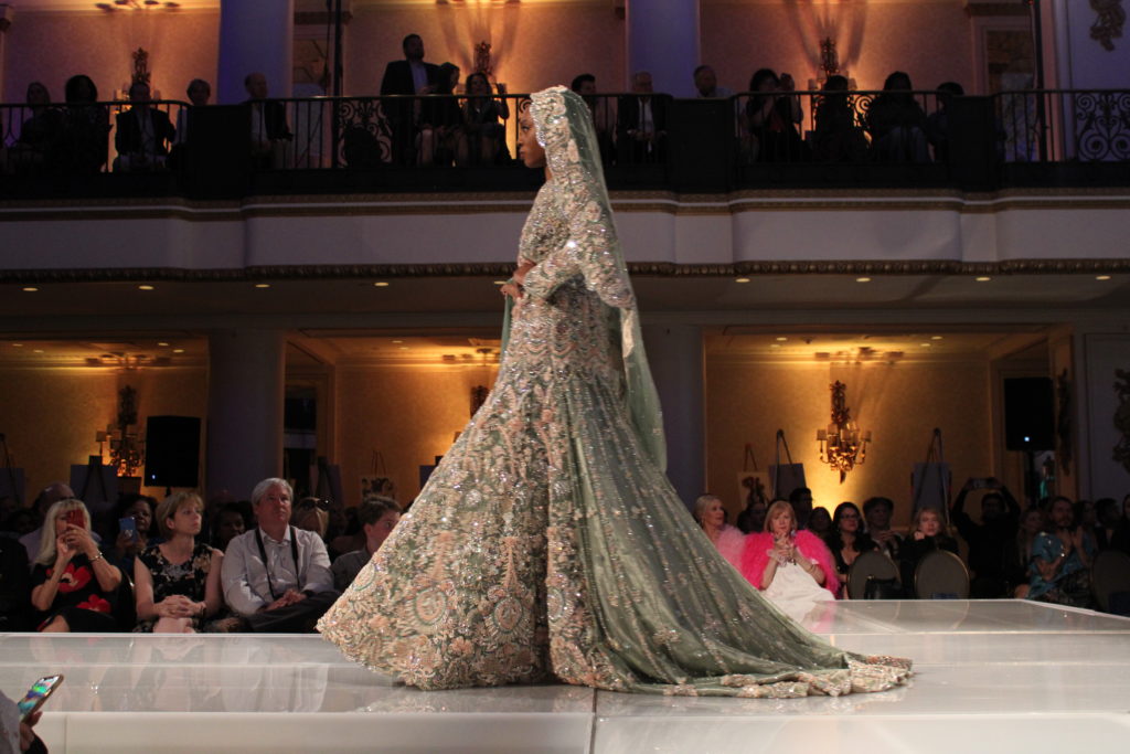 A look from designer Sehlah Ahmad's Drexel collection titled "Riwaayat"; © 2023 Manic Metallic