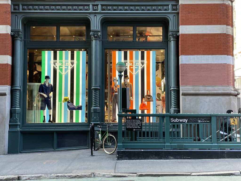 A Prada location in New York; photo © Manic Metallic