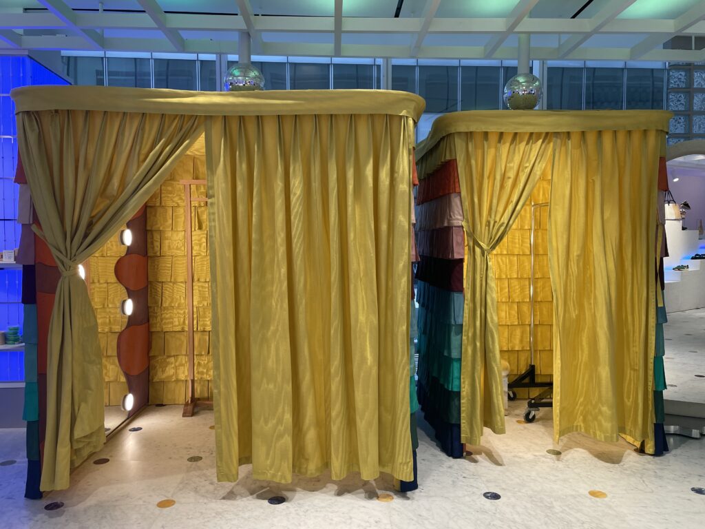 A Playroom dressing room; photo © Manic Metallic