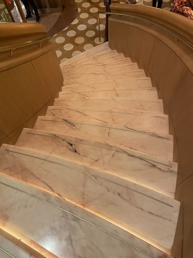 Marble staircase; photo © Manic Metallic