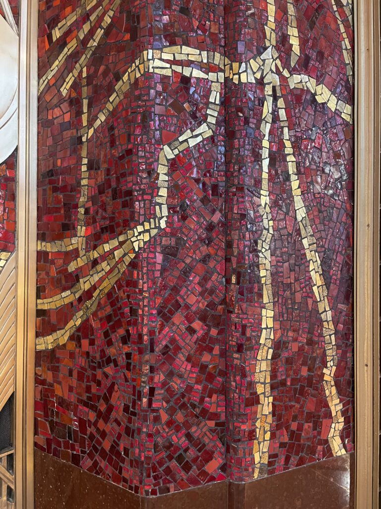 A Red Room wall; photo © Manic Metallic
