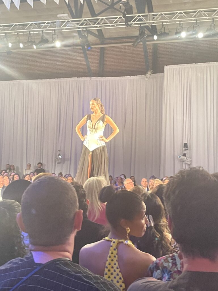 A look by designer Gabrielle Smith; photo © 2025 Manic Metallic