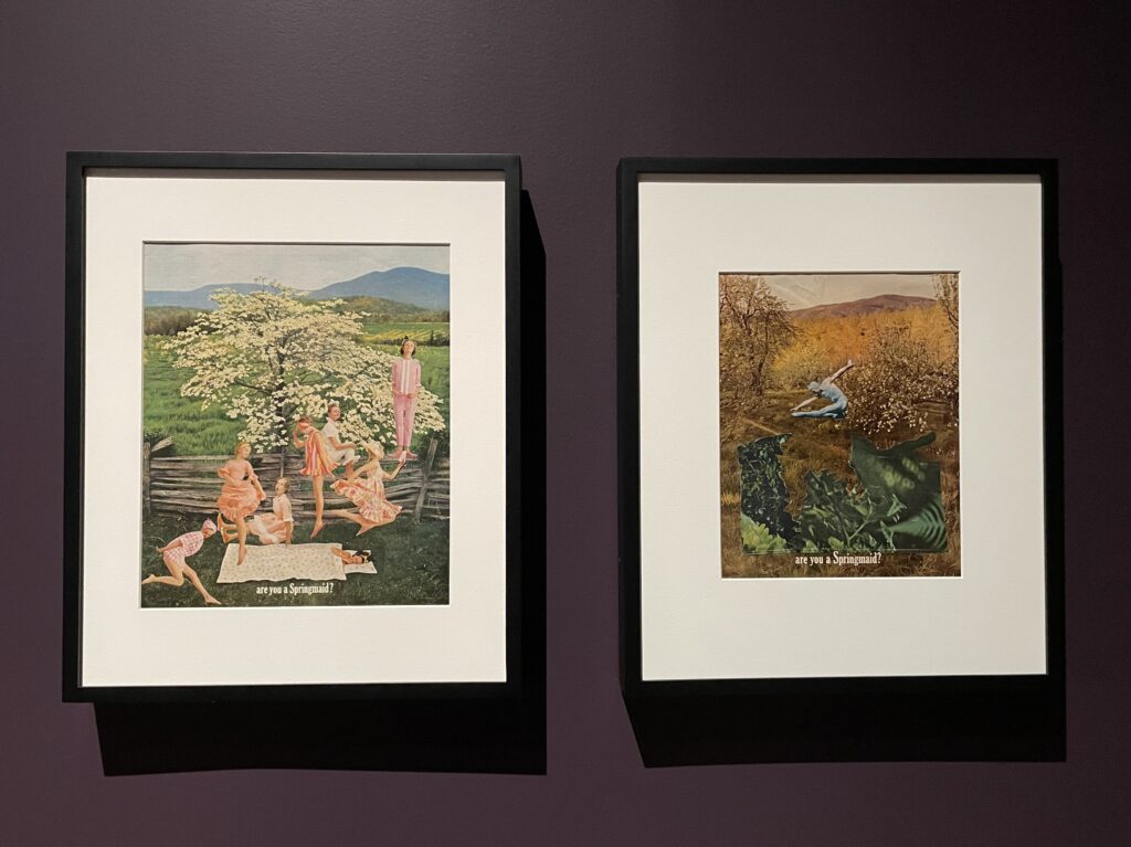 (l-r) Jean Conner —  "Are You a Springmaid? II", 1960; Jean Conner —  "Are You a Springmaid?", 1960; photo © 2025 Manic Metallic