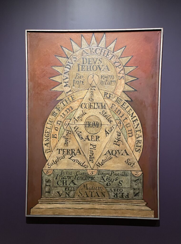 Wally Hedrick — "HERMETIC IMAGE", 1961; © 2025 Manic Metallic