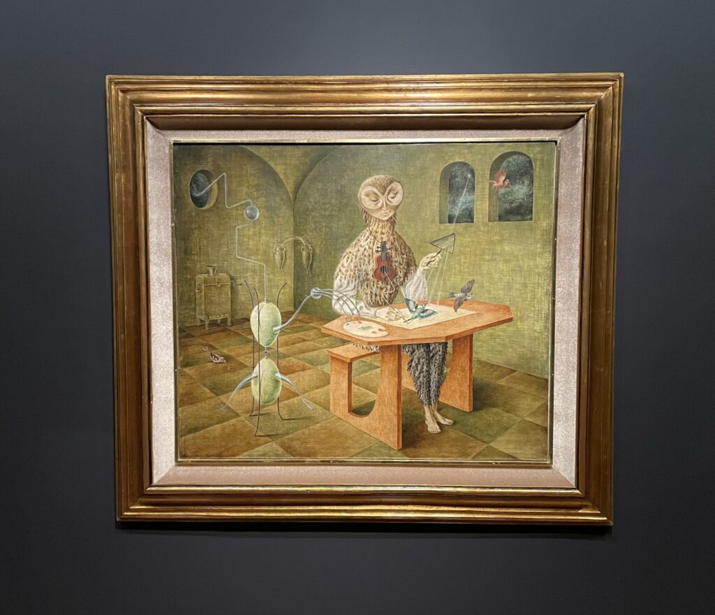 Remedios Varo, “Creation of the Birds”, 1957; photo © 2025 Manic Metallic