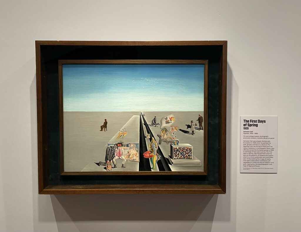 Salvador Dalí’, “The First Days of Spring”, 1929; photo © 2025 Manic Metallic