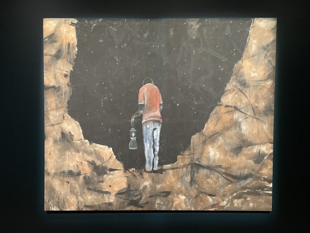 Noah Davis, “Painting for My Dad”, 2011; photo © 2026 Manic Metallic