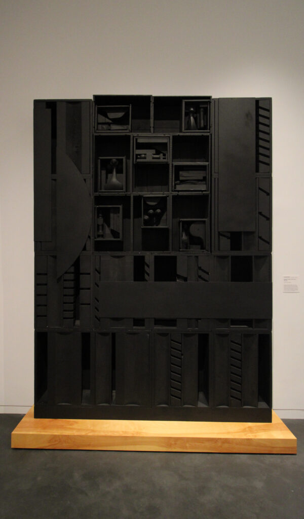 Louise Nevelson, “Homage To Martin Luther King, Jr.”, 1974-85; photo © 2026 Manic Metallic