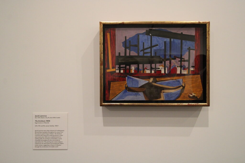 Jacob Lawrence — "The Architect”, 1959; photo © 2026 Manic Metallic