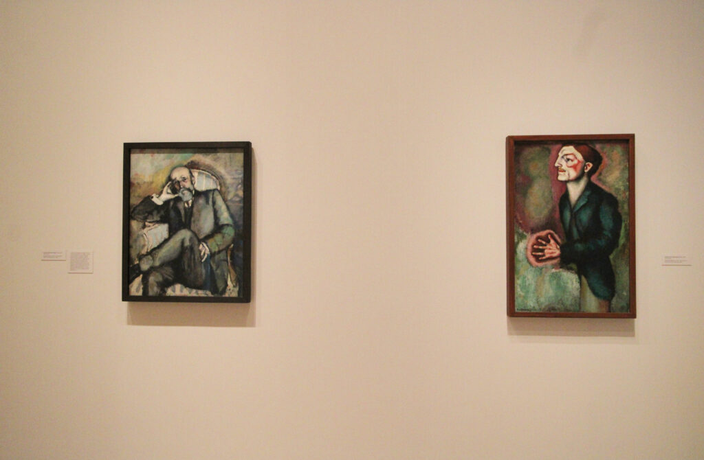 (l-r) Marcel Duchamp — "Portrait of the Artist's Father”, 1910; Marcel Duchamp — "Portrait of Dr. Dumouchel”, 1910; photo © 2026 Manic Metallic