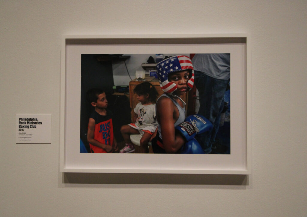 Alex Webb — “Philadelphia, Rock Ministries Boxing Club”, 2016; photo © 2026 Manic Metallic