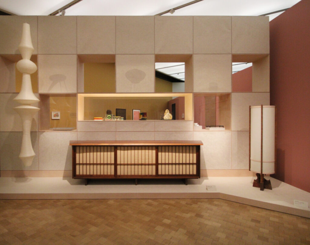 A view of “Noguchi to Asawa: Designing Postwar America”; photo © 2026 Manic Metallic