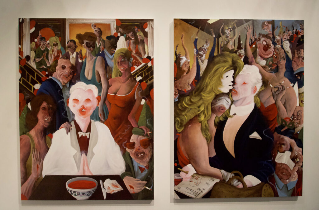 A selection of works by artist Willehad Eilers; photo: Benjamin Imhoff for Manic Metallic