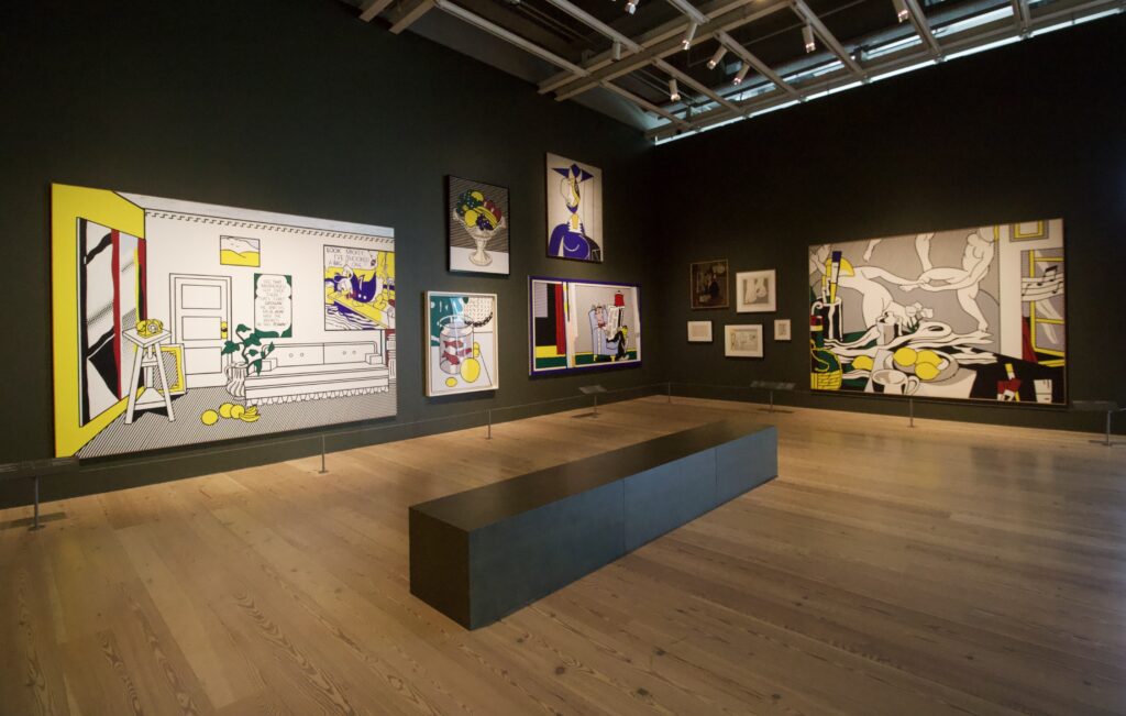 A snapshot of "Roy Lichtenstein: Like New"; photo © 2026 Manic Metallic